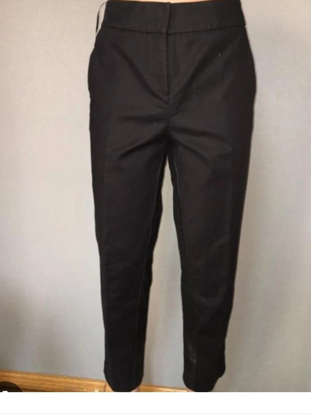 Karen Millen Women's Faux Leather Side Panel Black Pants PR085 Size US 8 NWOT